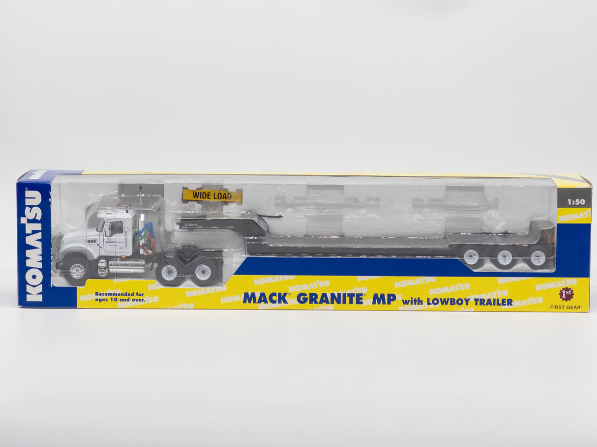 051 - First Gear Mack Granite w/ Lowboy - Komatsu