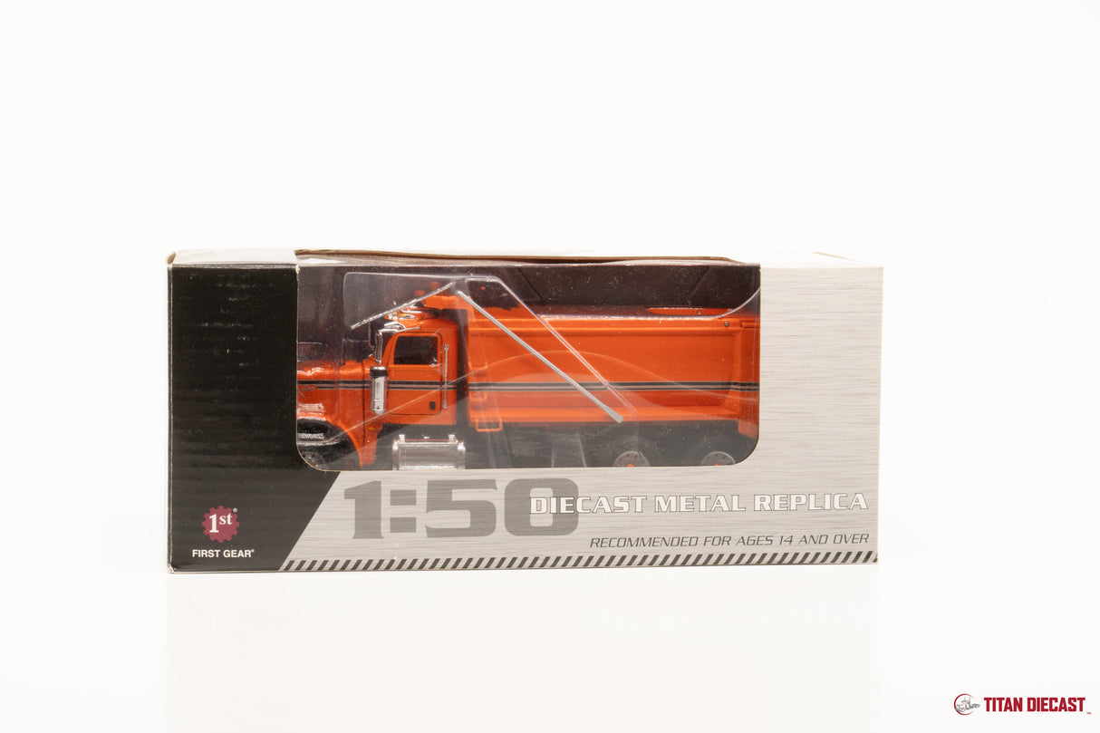 1/50 Scale Peterbilt 367 Dump Truck - Orange
