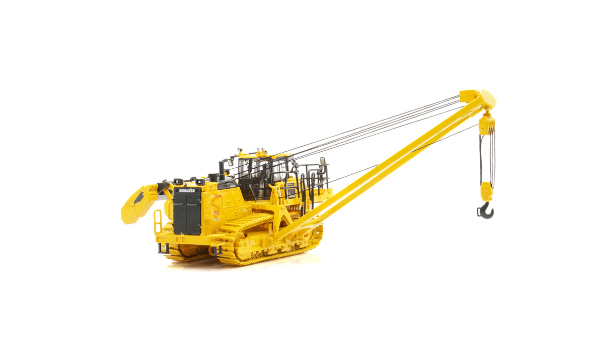 IN STOCK - 1/50 Scale First Gear Komatsu D155CX-8 with K170 Pipelayer