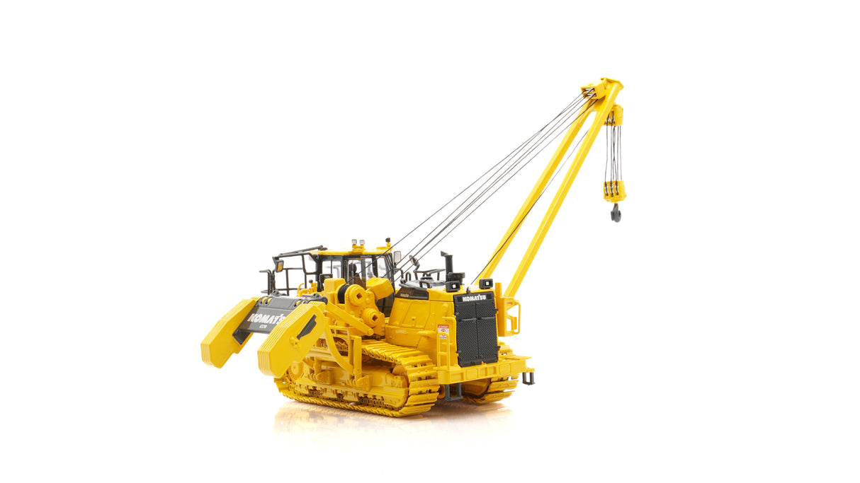 IN STOCK - 1/50 Scale First Gear Komatsu D155CX-8 with K170 Pipelayer