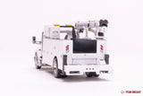 1/50 Scale Diecast Masters Peterbilt 536 with Auto Crane Service Body - White