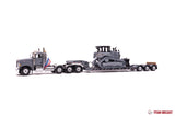 Combo Deal - Peterbilt Lowboy and Cat D6 in Matching Gray