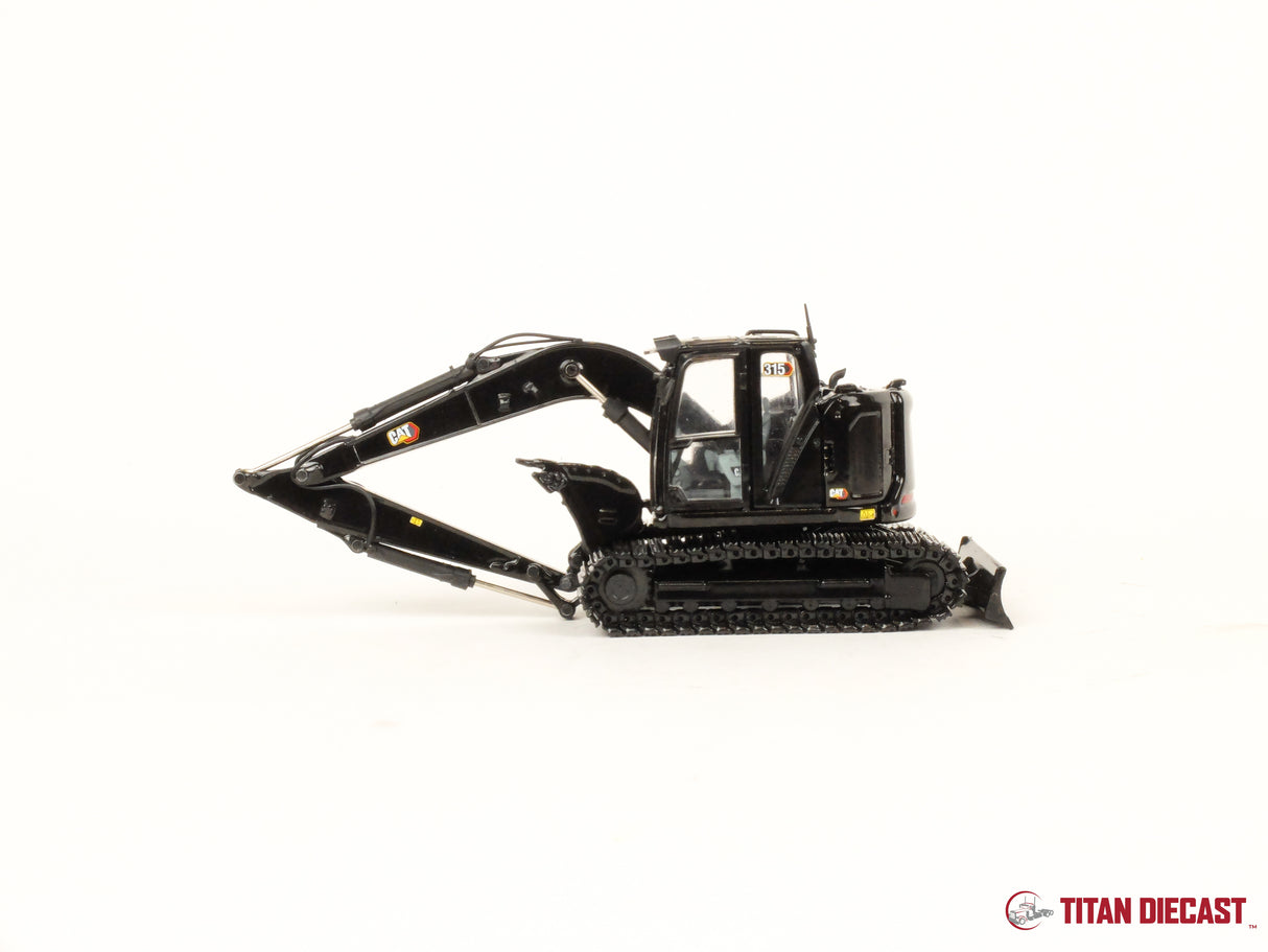 JUST ARRIVED! 1/50 Scale Diecast Masters Cat 315 Excavator - Special Black Finish