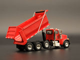 1/50 Scale Custom First Gear Peterbilt 367 Tri Axle Dump Truck - Red