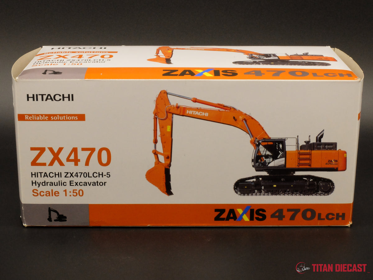 1/50 Scale TMC Hitachi ZX470 – Titan Diecast LLC