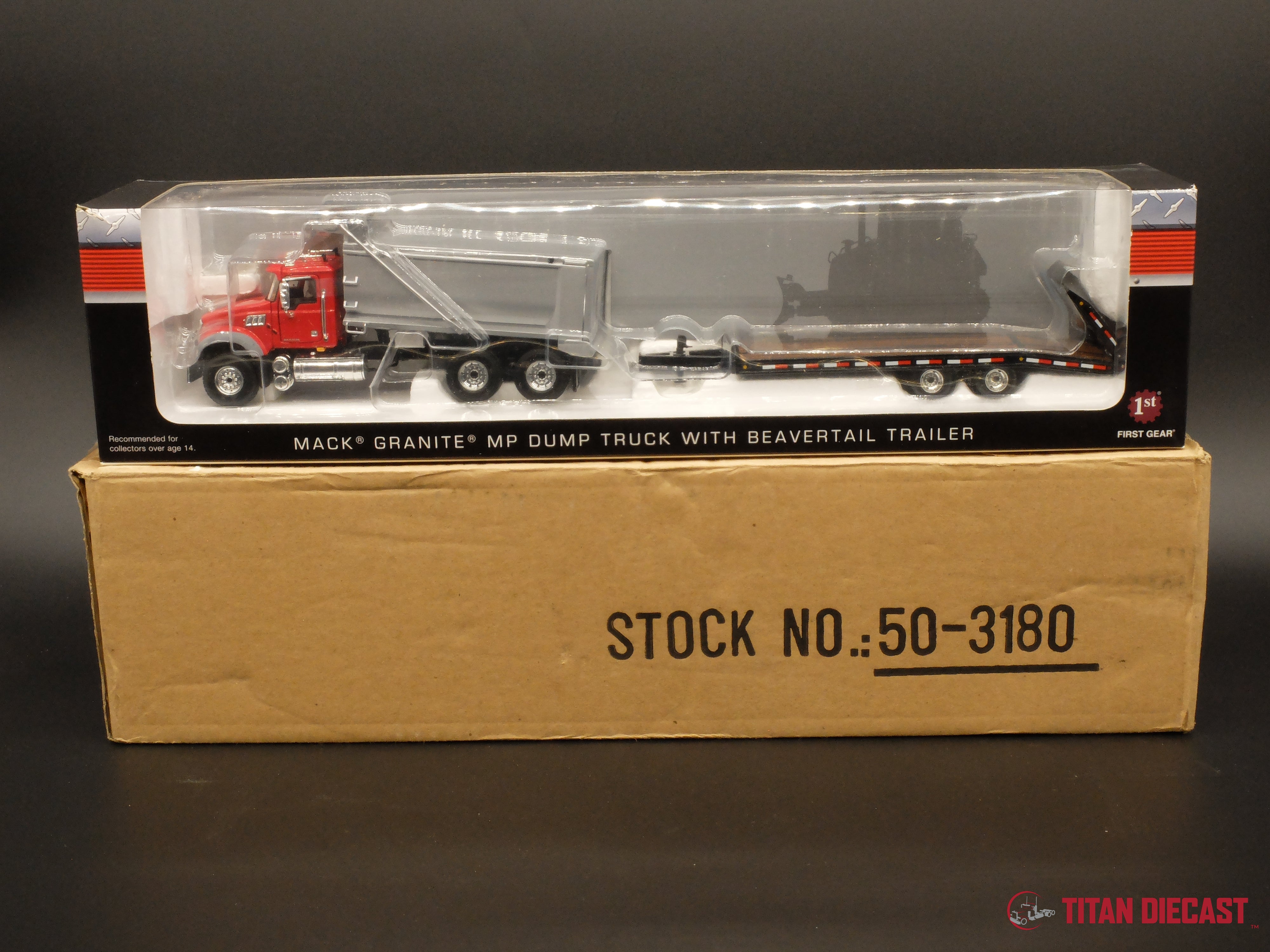 1 50 scale dump truck store and trailer