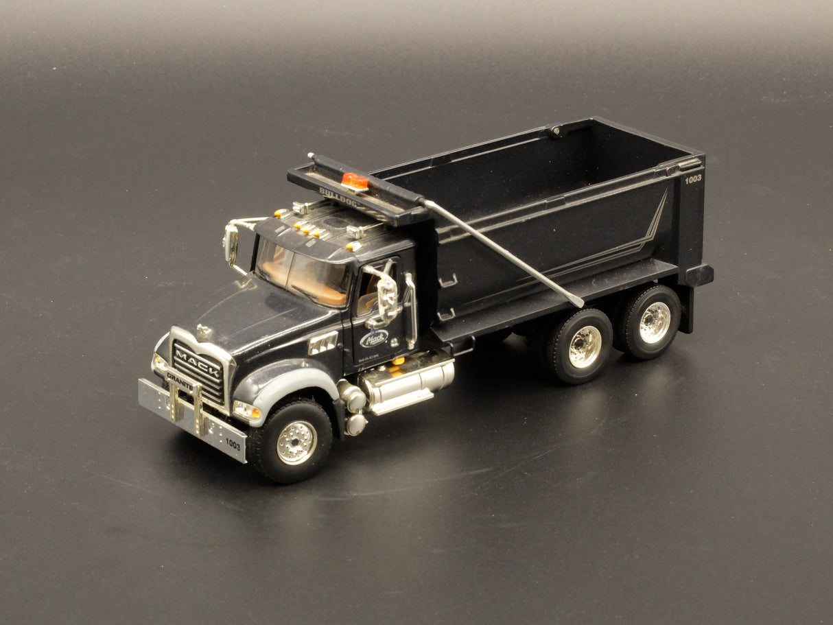 1/50 Scale First Gear Mack Granite Dump Truck - Charcoal