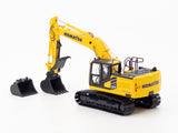 Titan Diecast Custom | 1/50 Scale Komatsu PC220LCi-12 w/ Coupler, Thumb, and 2 Buckets