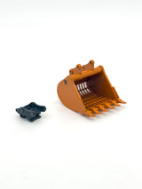 1/50 Scale Rockland Rock Tine "Skeleton" Bucket for Hitachi ZX470/ZX490 Excavators