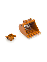 1/50 Scale Rockland Rock Tine "Skeleton" Bucket for Hitachi 300/330/345/350 Excavators