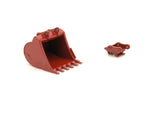 1/50 Scale Coupler and Bucket for Link Belt 355X4S Excavator