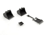 1/50 Scale Bucket Set for 35 Ton Excavators - Dark Gray