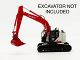 1/50 Scale Coupler and Bucket for Link Belt 355X4S Excavator