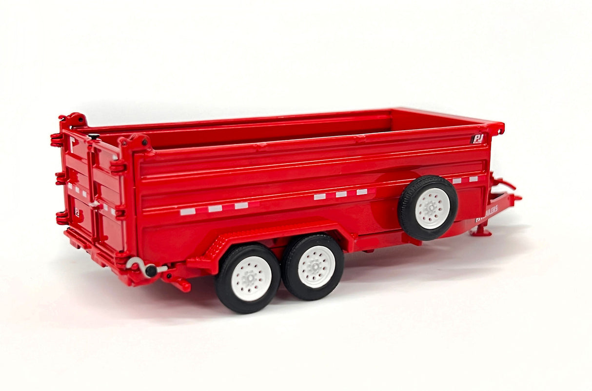 1/50 Scale Weiss Brothers PJ Trailers Dump Trailer - Red