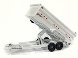 1/50 Scale Weiss Brothers PJ Trailers Dump Trailer - White