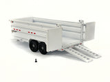 1/50 Scale Weiss Brothers PJ Trailers Dump Trailer - White