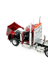 1/50 Scale Diecast Masters Peterbilt 589 Tandem Axle Tractor - Legendary Red