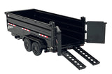 1/50 Scale Weiss Brothers PJ Trailers Dump Trailer - Black