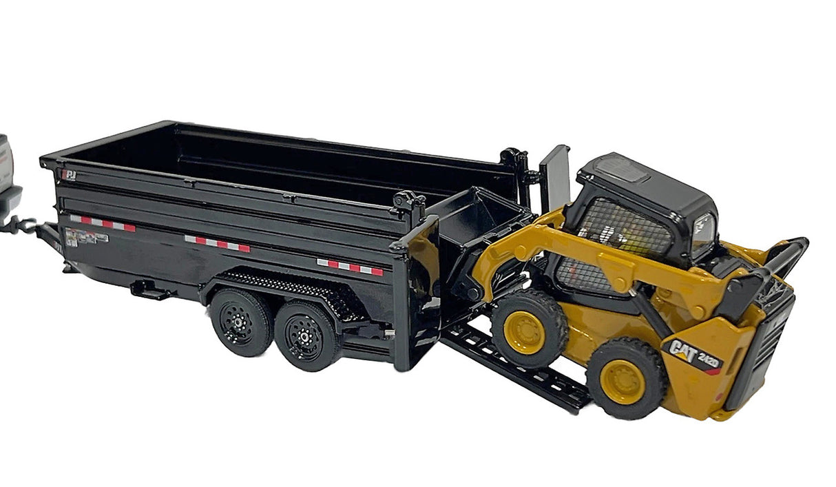 1/50 Scale Weiss Brothers PJ Trailers Dump Trailer - Black