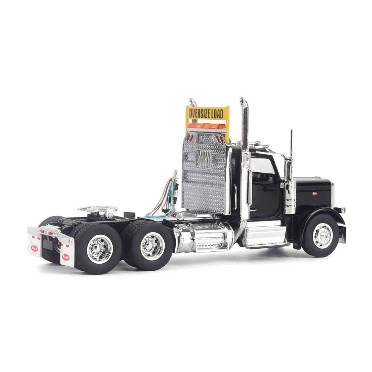 1/50 Scale Diecast Masters Peterbilt 589 Tandem Axle Tractor - Black
