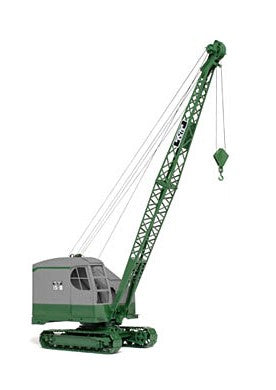 CCM Bucyrus Erie 15B Crane - Green - 1/24 Scale - Brass