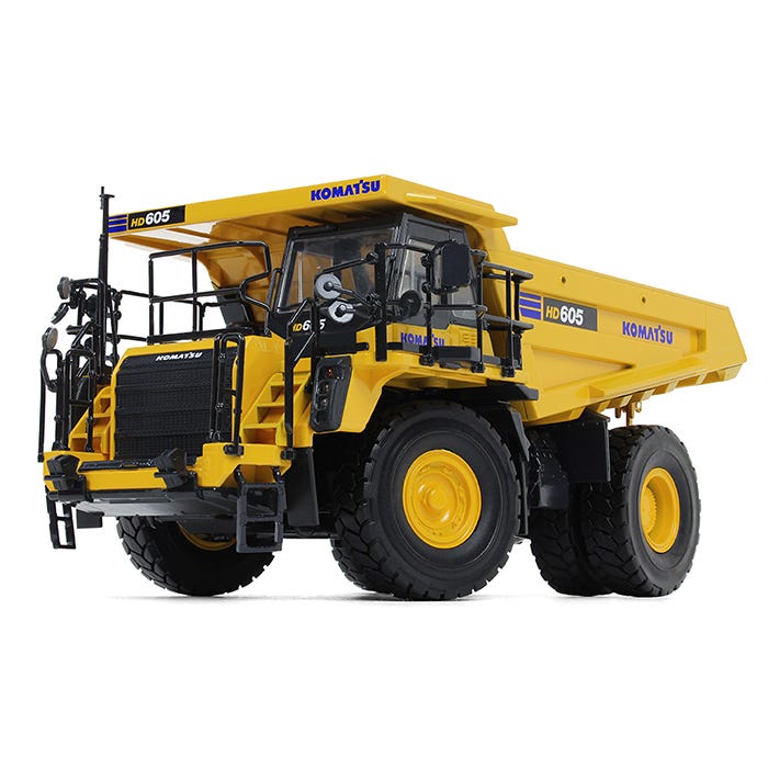 1/50 Scale Komatsu HD605-8 Dump Truck – Titan Diecast LLC