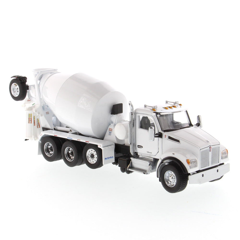 1/50 Scale Kenworth T880 SBFA with McNeilus BridgeMaster Mixer - White