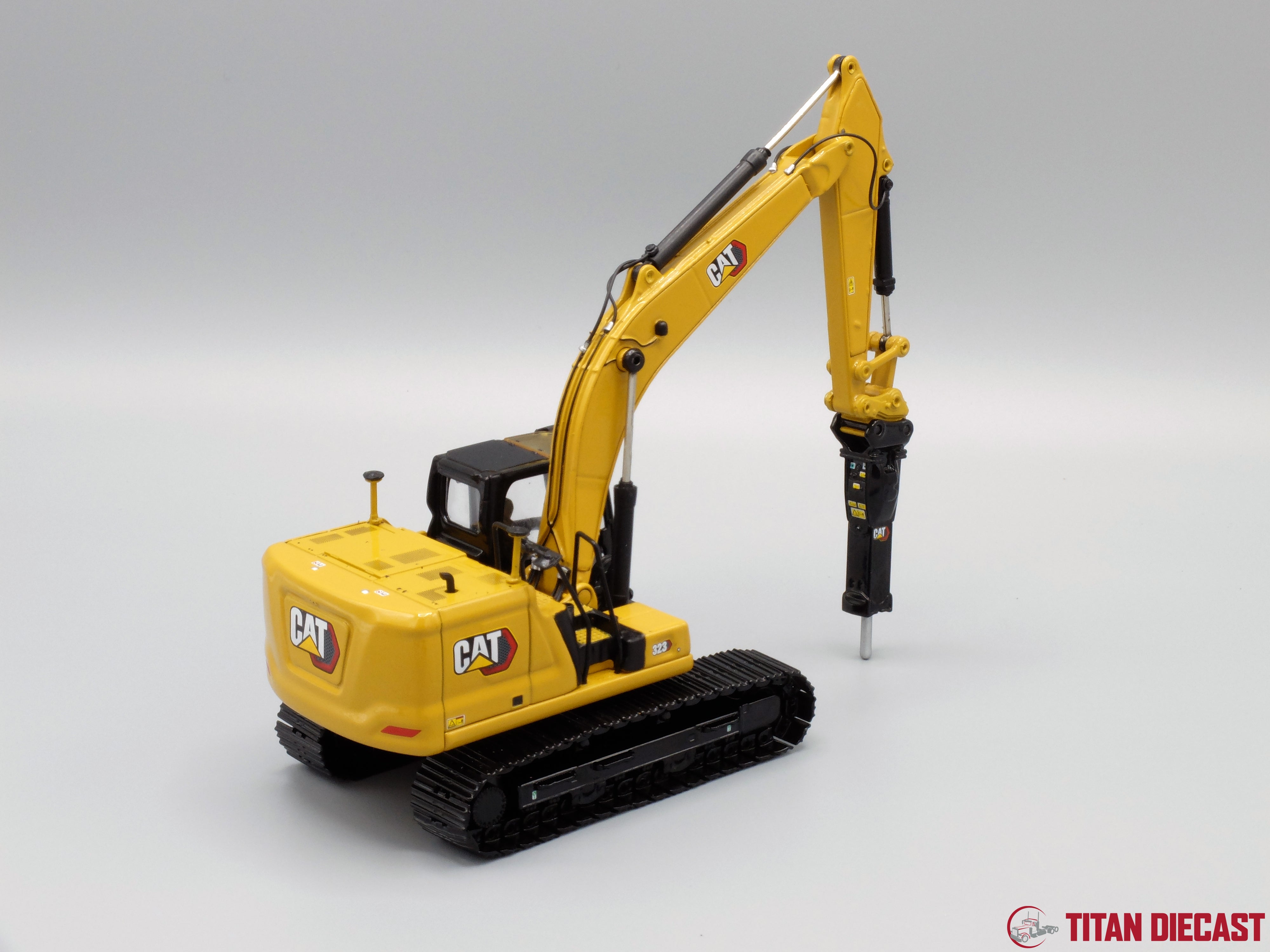 Toy excavator cheap with attachments