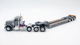 NOW IN STOCK - 1/50 Scale First Gear Peterbilt 367 w/ Talbert 55SA Lowboy - Northsea Gray - TD Exclusive