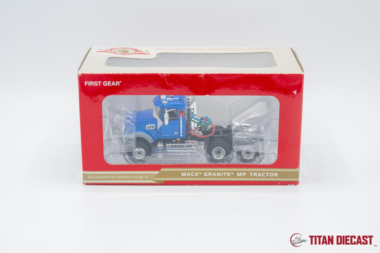 1/50 Scale First Gear Mack Granite Tractor - Blue