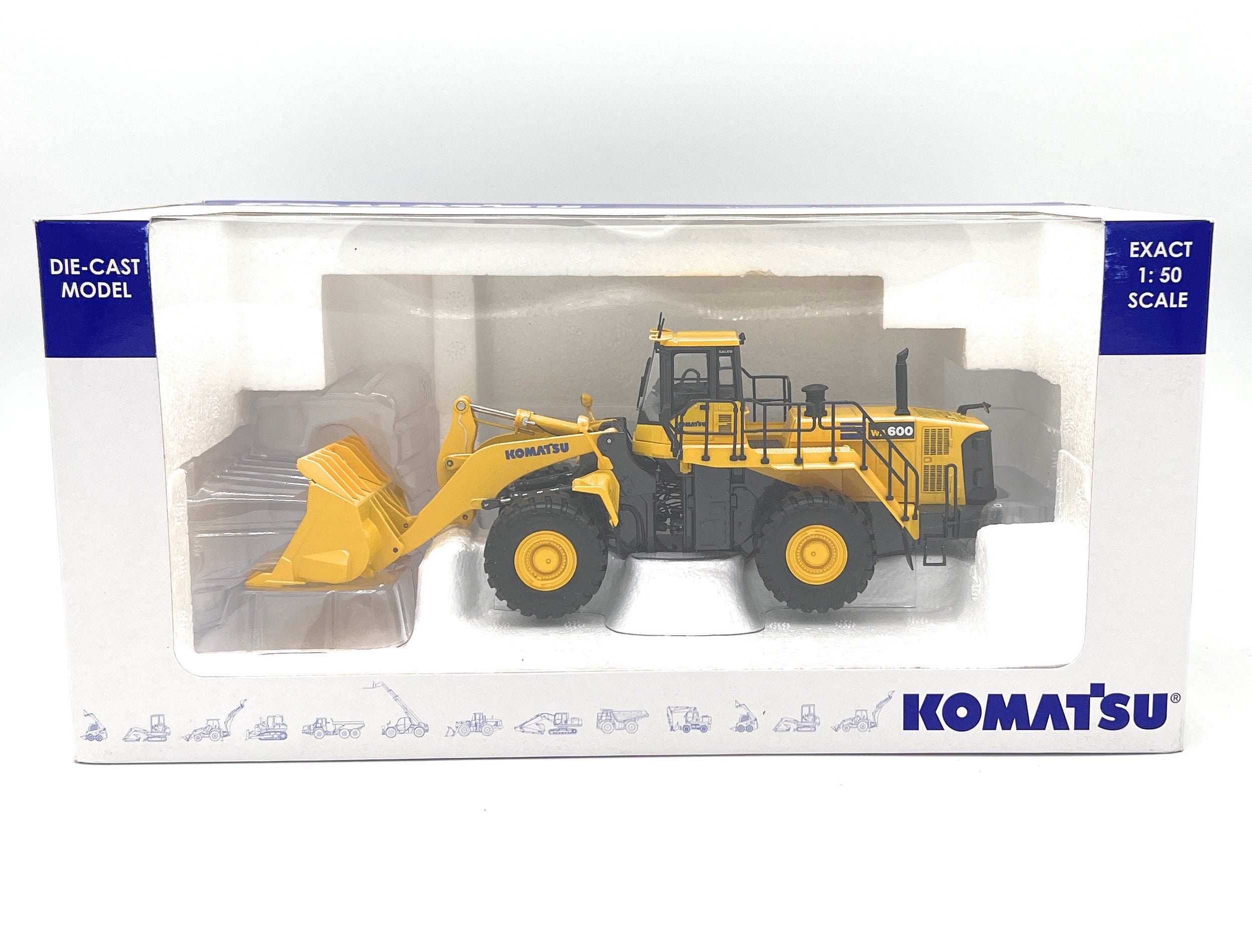 1/50 Komatsu WA600 Wheel Loader – Titan Diecast LLC