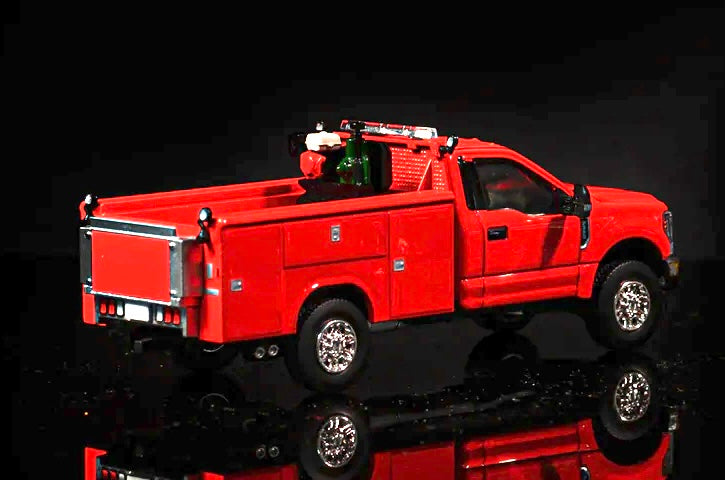 1/50 Scale Tonkin Replicas Ford F350 Service Truck - Red